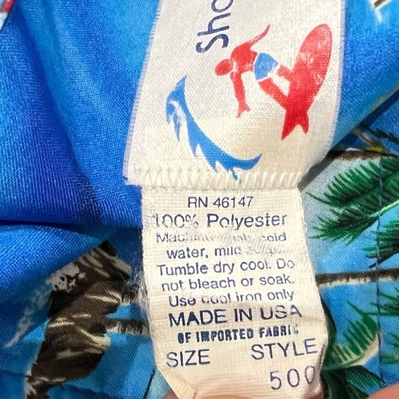 Vintage Honeymoon Surfing Hawaii Vacation Summer 1980s Short Sleeve Shirt - Picture 6 of 7